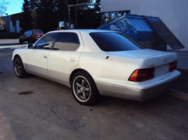 1996 LEXUS LS400, 4.0L AUTO SDN, COLOR WHITE, STK Z14831